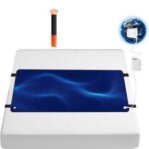 Grounding Bed Mat for Sleeping, Relieve Stress & Improving Sleep